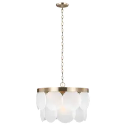 Satin Brass LED Bulb(s) Included