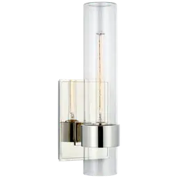 Polished Nickel Clear Glass