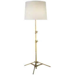 Hand-Rubbed Antique Brass 25" x 28" x 22" Linen