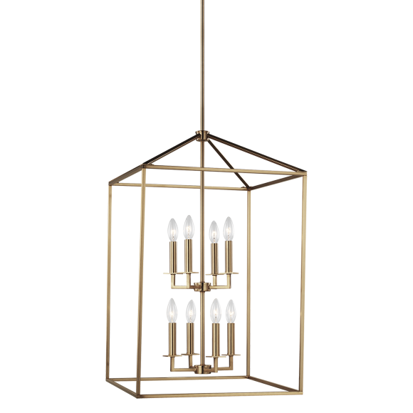 Satin Brass LED Bulb(s) Included