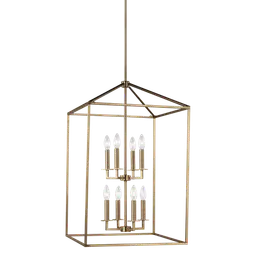 Satin Brass LED Bulb(s) Included