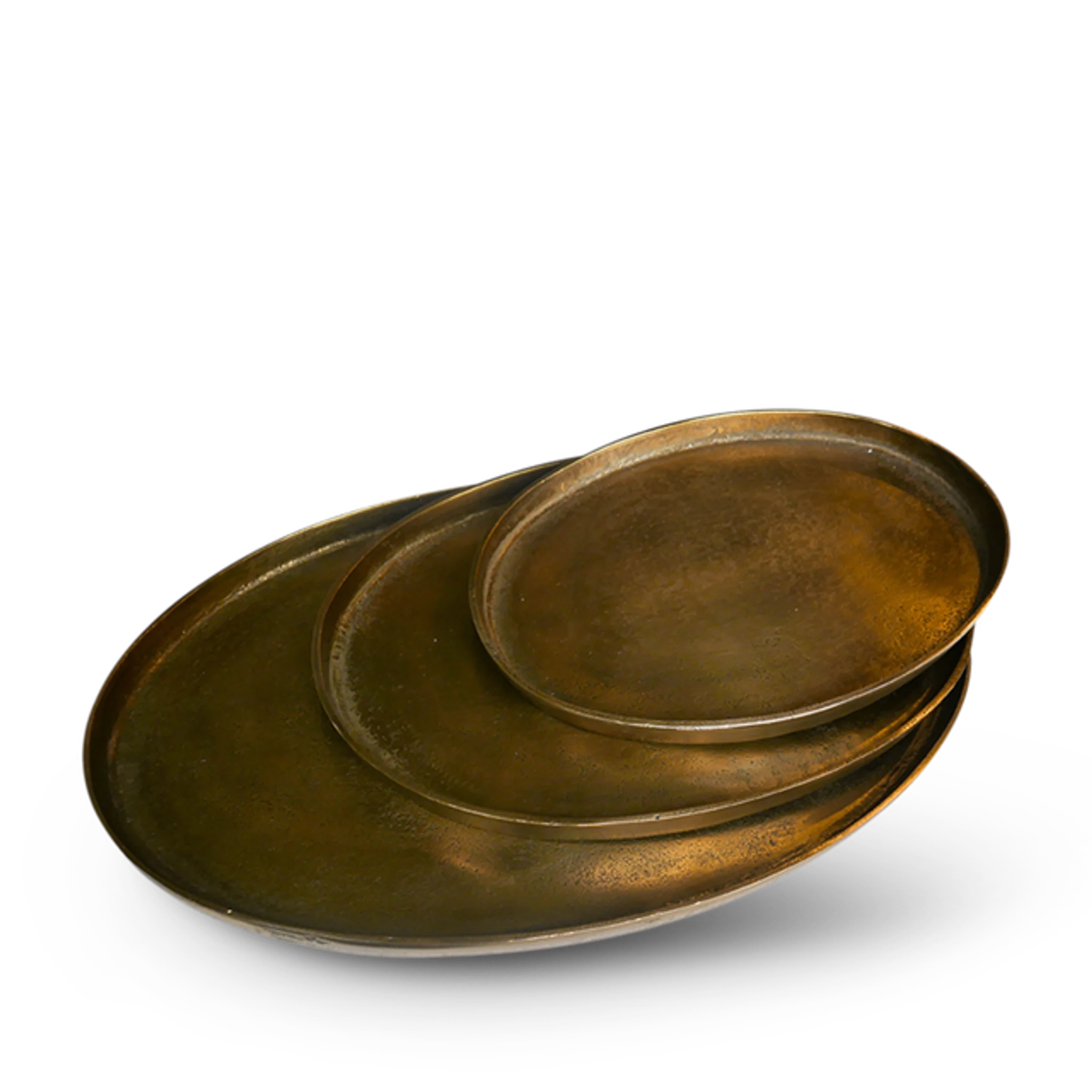 Купить Набор подносов Antique brass Oval Platters в интернет-магазине roooms.ru