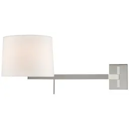 Polished Nickel 11" x 11.75" 8.75" Linen