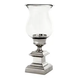 nickel finish | clear glass