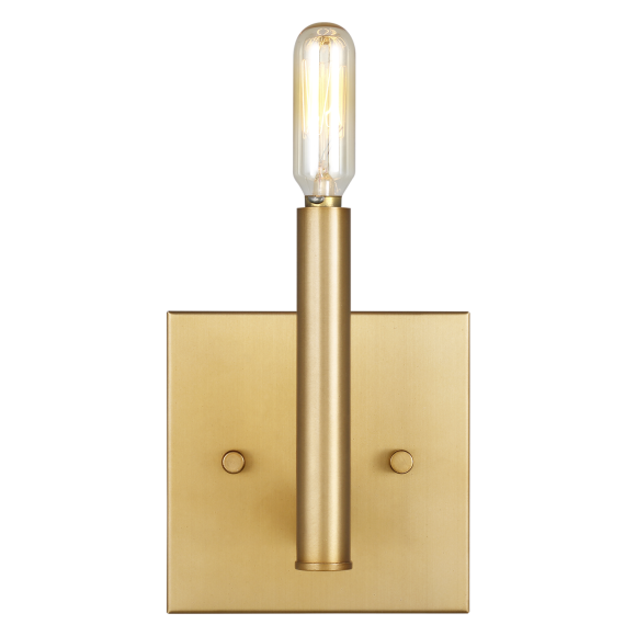 Satin Brass LED Bulb(s) Included
