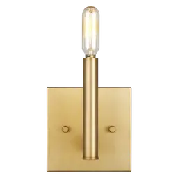 Satin Brass LED Bulb(s) Included