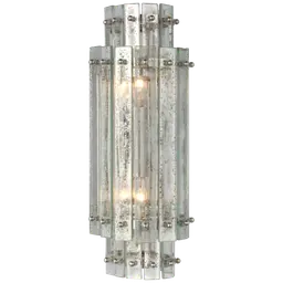 Polished Nickel Antique Mirror