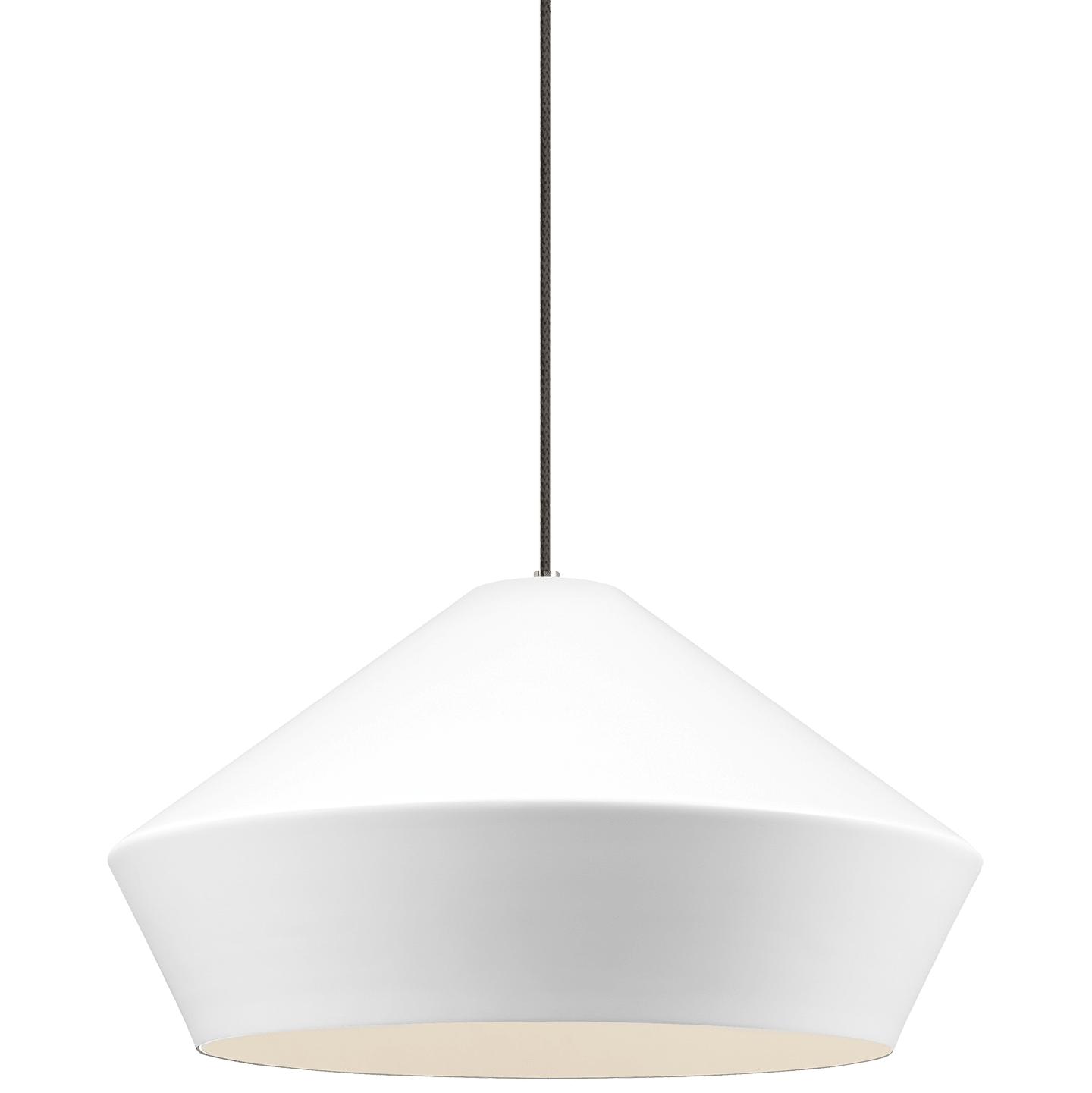 Black Matte White Lamp Not Included