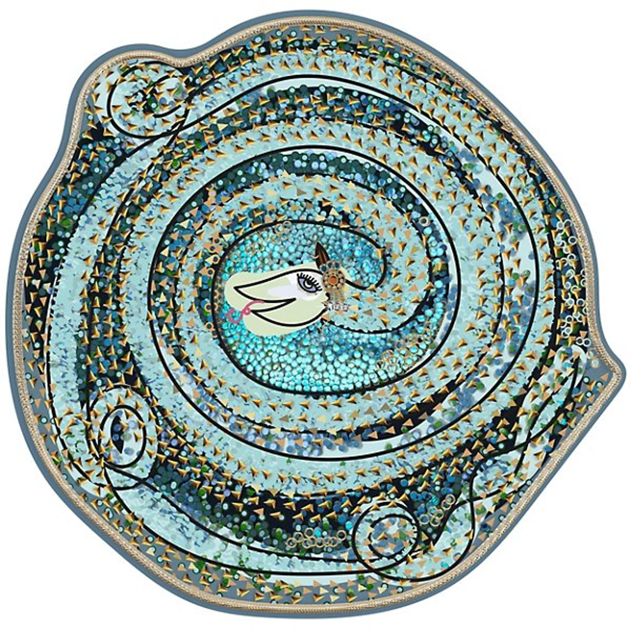 Купить Коврик Adriano Round Rug в интернет-магазине roooms.ru