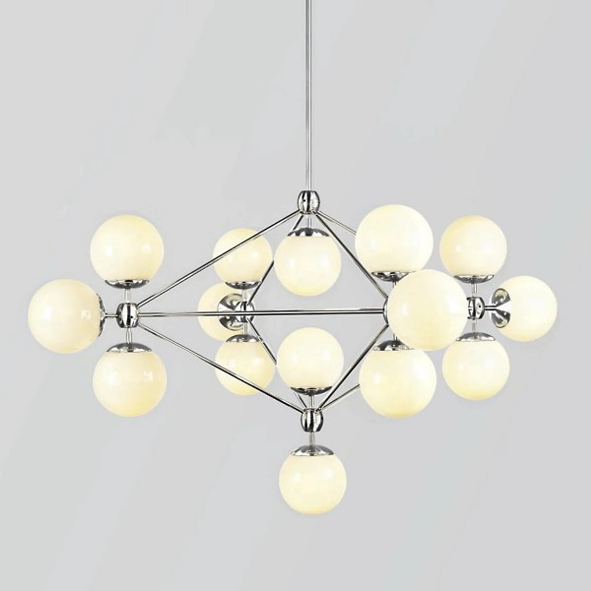 Купить Люстра Modo 4 Sided Chandelier - 15 Globes в интернет-магазине roooms.ru
