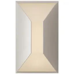 Polished Nickel Frosted Glass