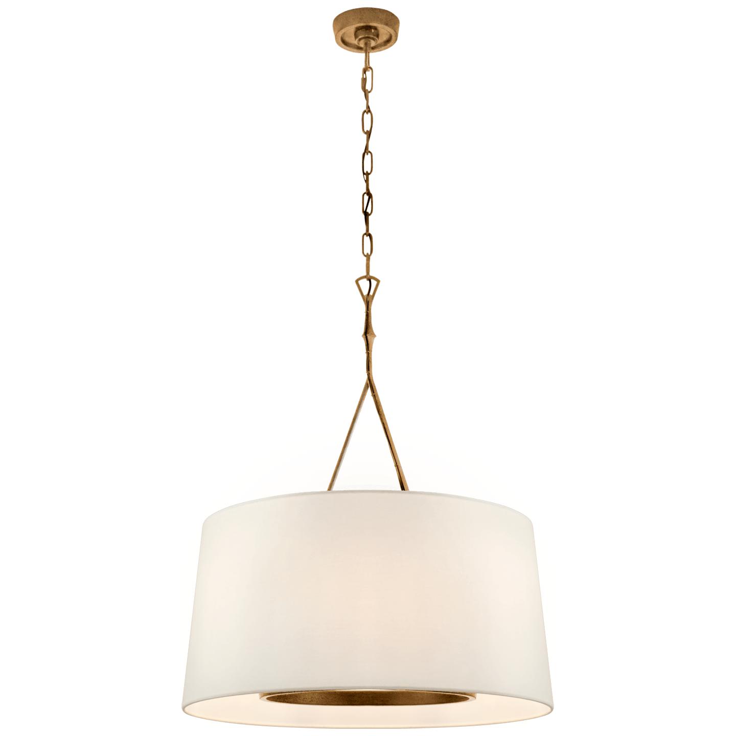 Gilded Iron 25" x 28" x 14" Linen