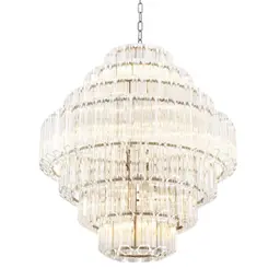 clear glass | nickel finish L