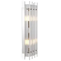 nickel finish | smoke glass L