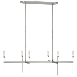 Polished Nickel Clear Glass