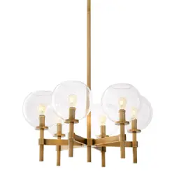 antique brass finish | clear glass S