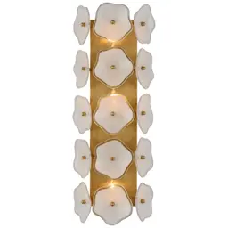 Soft Brass Cream Tinted Glass
