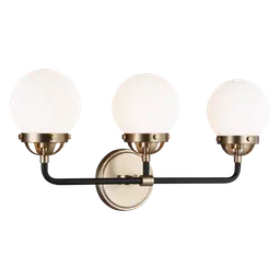 Satin Brass LED Bulb(s) Included
