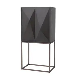 charcoal brown oak veneer | medium bronze finish