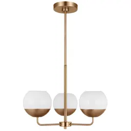 Satin Brass Bulb(s) Not Included