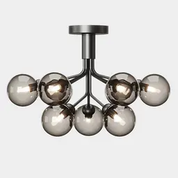 Satin Black, 9 (Not Included),Smoked Black