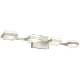 Satin Nickel 4" LED 90 CRI 3000K 120V