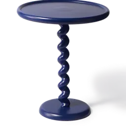 Dark blue Powder coated cast aluminium