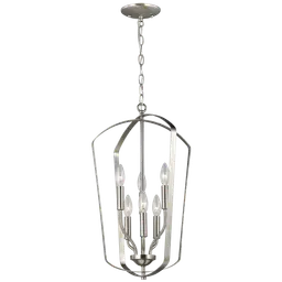 Brushed Nickel LED Bulb(s) Included