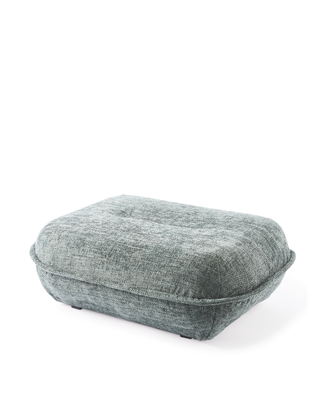 Dark green Beech woodSheet woodNozag suspensionFoam covered with a mix of feathers and fibersPlastic legs