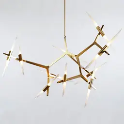 Brushed Brass,Angle Cut