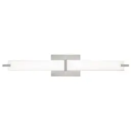 Satin Nickel White Acrylic LED 90 CRI 3000K 120V