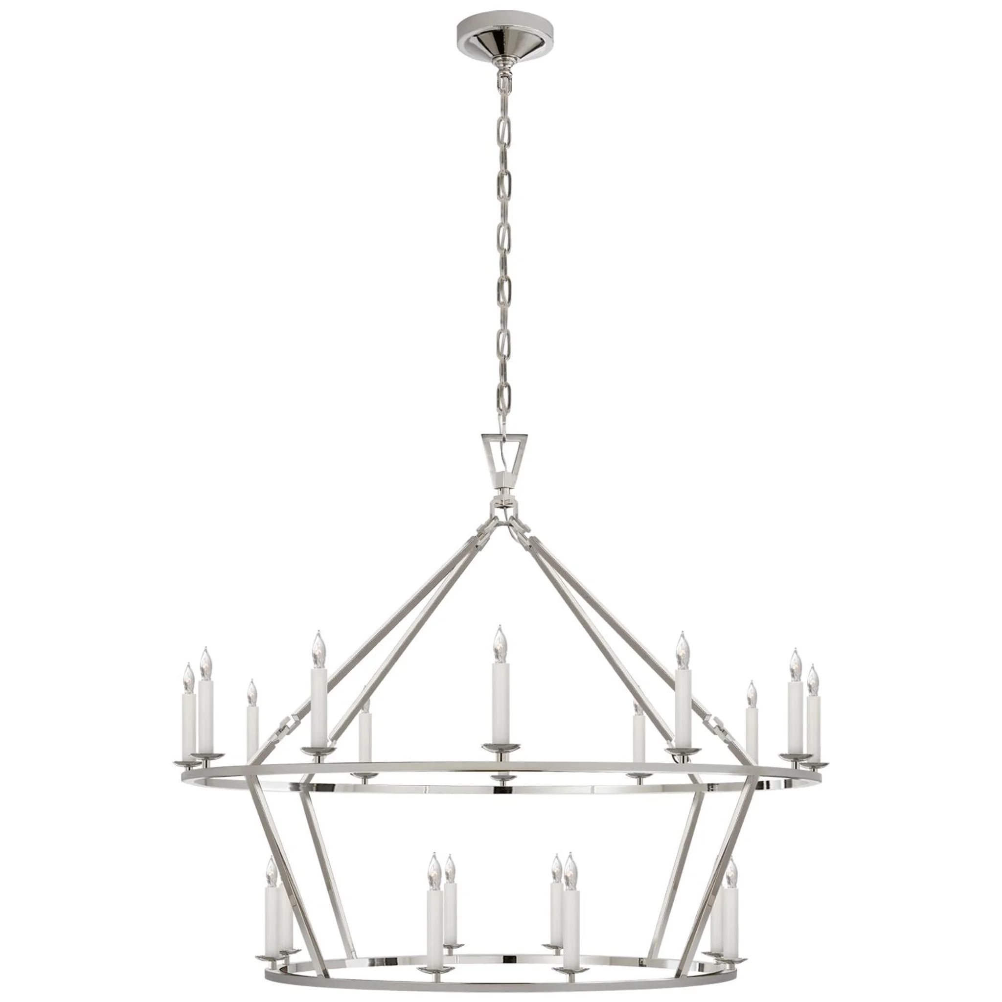 Купить Люстра Darlana Large Two-Tiered Ring Chandelier в интернет-магазине roooms.ru