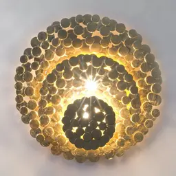 Large,Gold, 2900 (Soft White), 2 (Not Included)