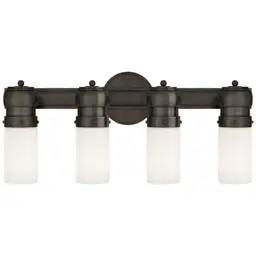 Bronze White Glass