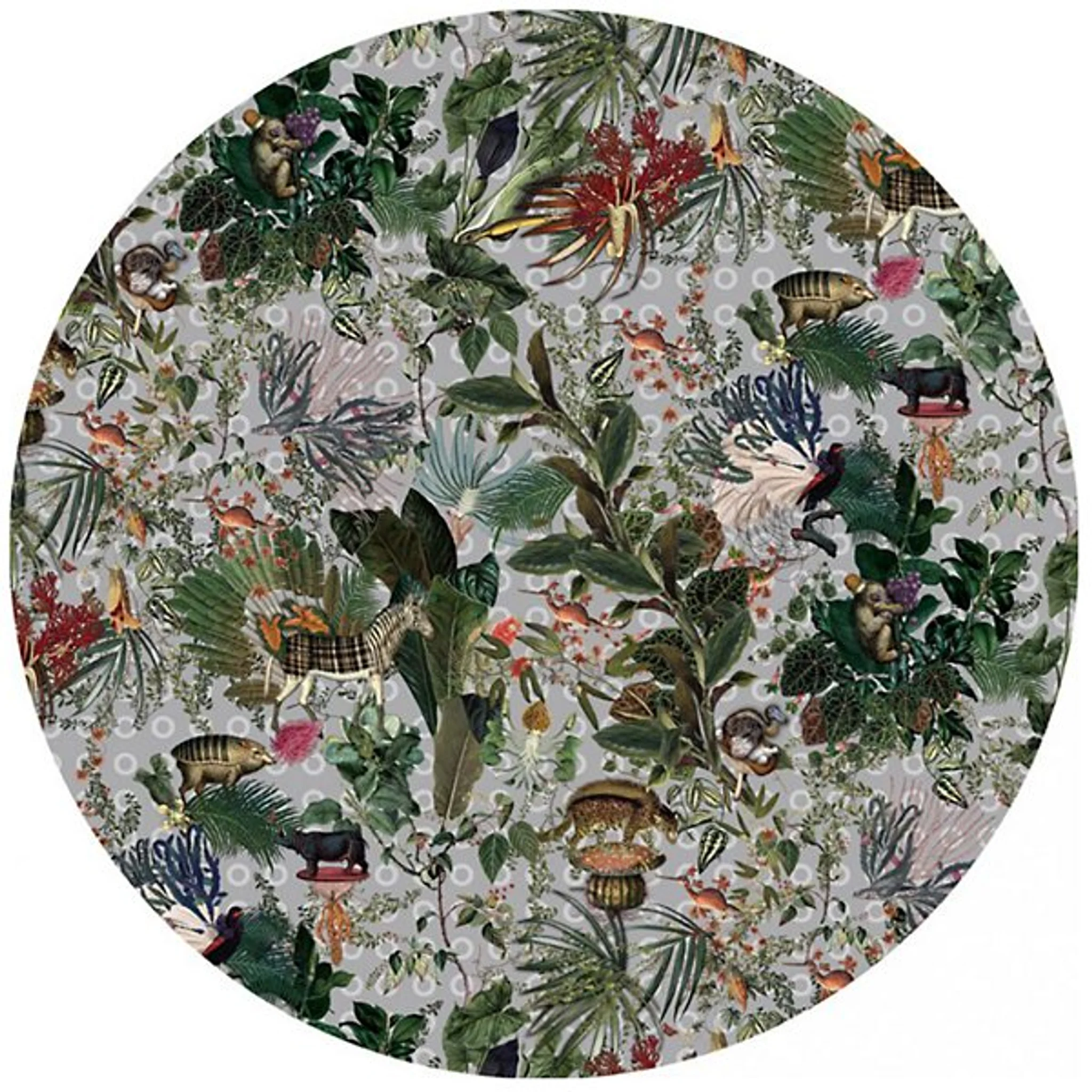 Купить Коврик Menagerie of Extinct Animals Round Area Rug в интернет-магазине roooms.ru