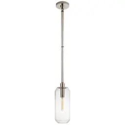 Polished Nickel Clear Glass