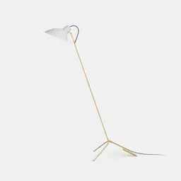 Brass Frame, White Reflector