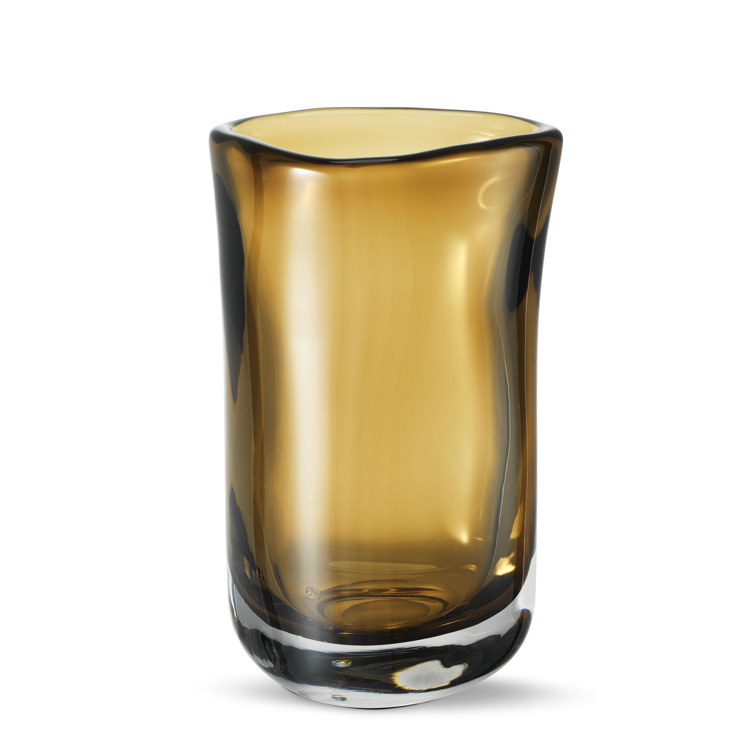 hand blown glass | brown colour M