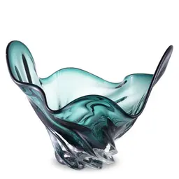 hand blown glass | green colour