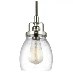 Brushed Nickel LED Bulb(s) Included