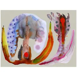 4 ft 9 in x 6 ft 5 in,Butterfly II,Wool