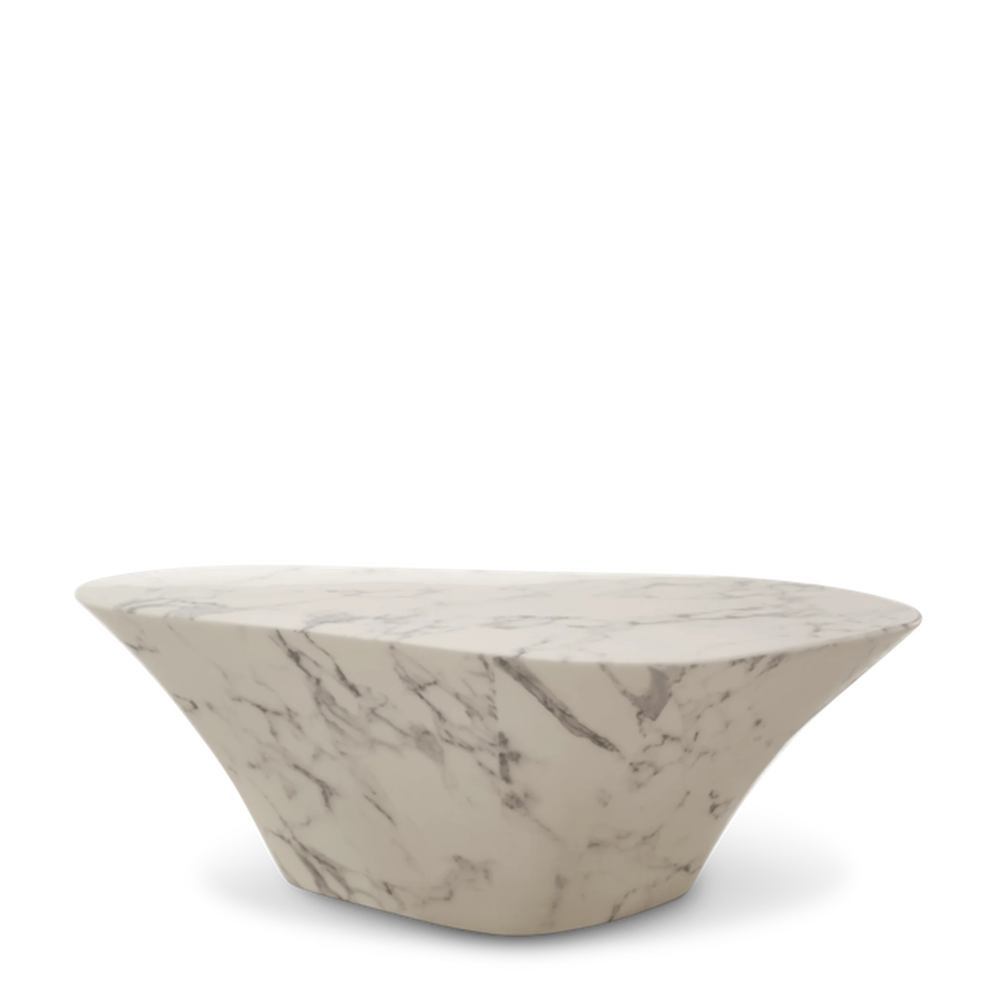 Купить Журнальный столик Oval Marble Look Coffee Table в интернет-магазине roooms.ru