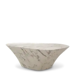 White Fiber glassResin base artificial marble