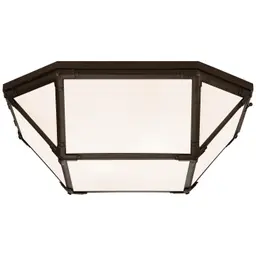Antique Zinc White Glass