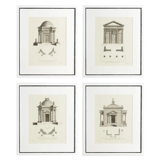 Купить Набор постеров Prints Architecture set of 4 в интернет-магазине roooms.ru