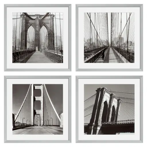 Купить Набор постеров Prints New York Bridges set of 4 в интернет-магазине roooms.ru