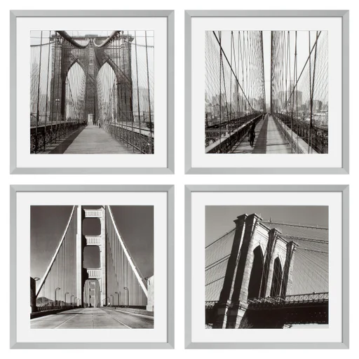 Купить Набор постеров Prints New York Bridges set of 4 в интернет-магазине roooms.ru
