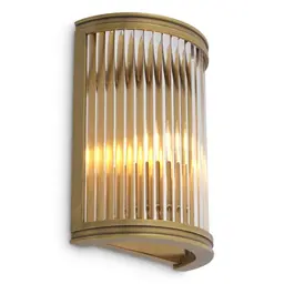 antique brass finish | clear glass