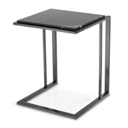 bronze finish | black marble