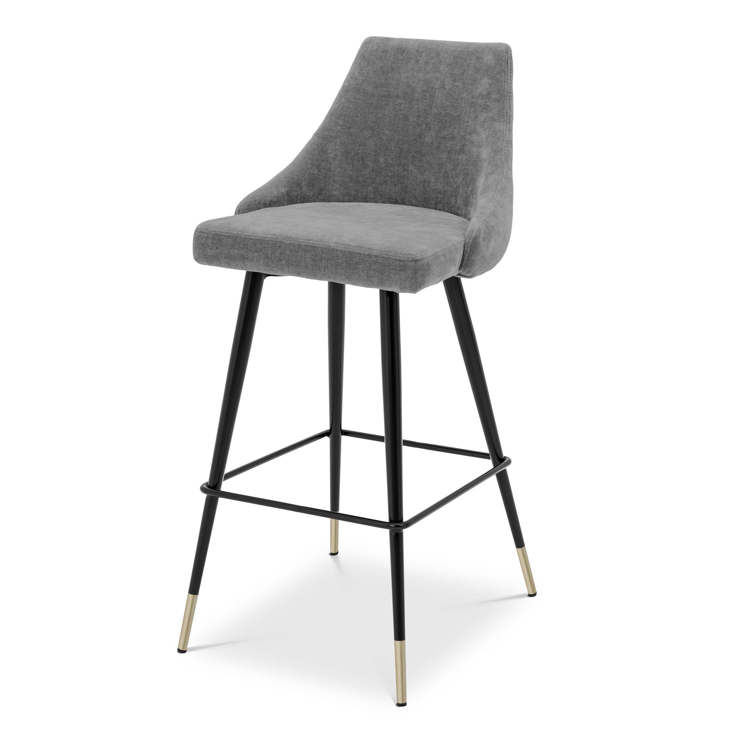 clarck grey | black & brass finish legs